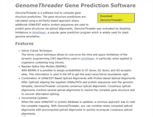 Tablet Screenshot of genomethreader.org